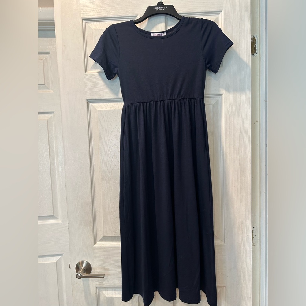 Classic Kids Dress Navy blue